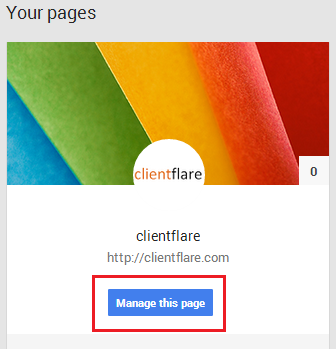 manage your google plus business page